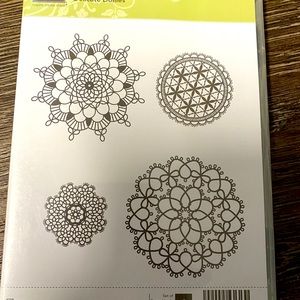 Stampin Up Delicate Doilies, set of 4 NEVER USED